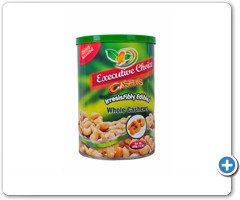 400g canned dried roasted whole cashew _Large
